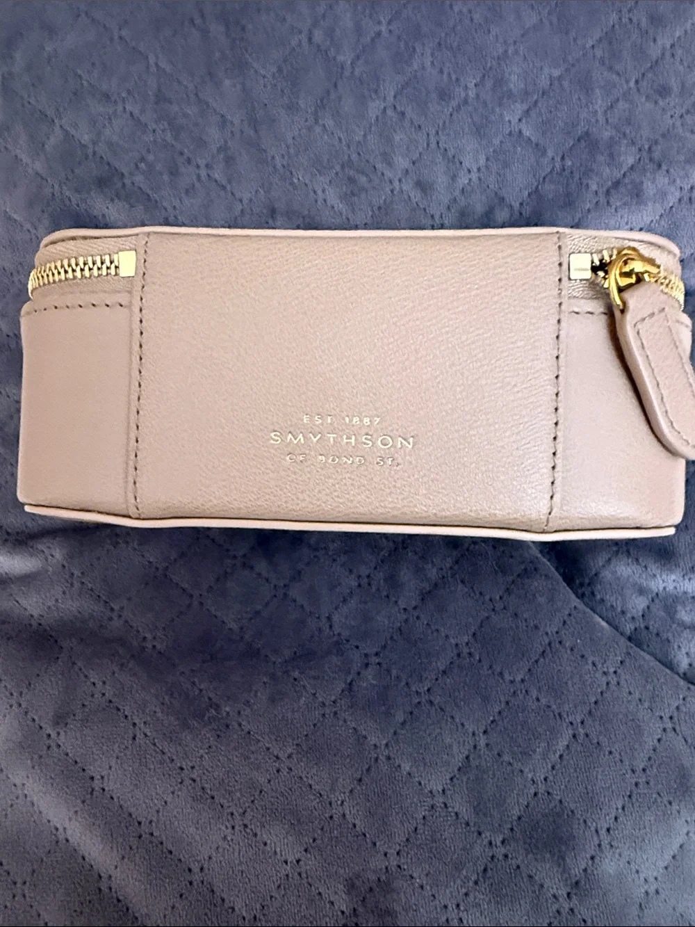 Compact Women's Travel Jewelry Case - Blush Pink